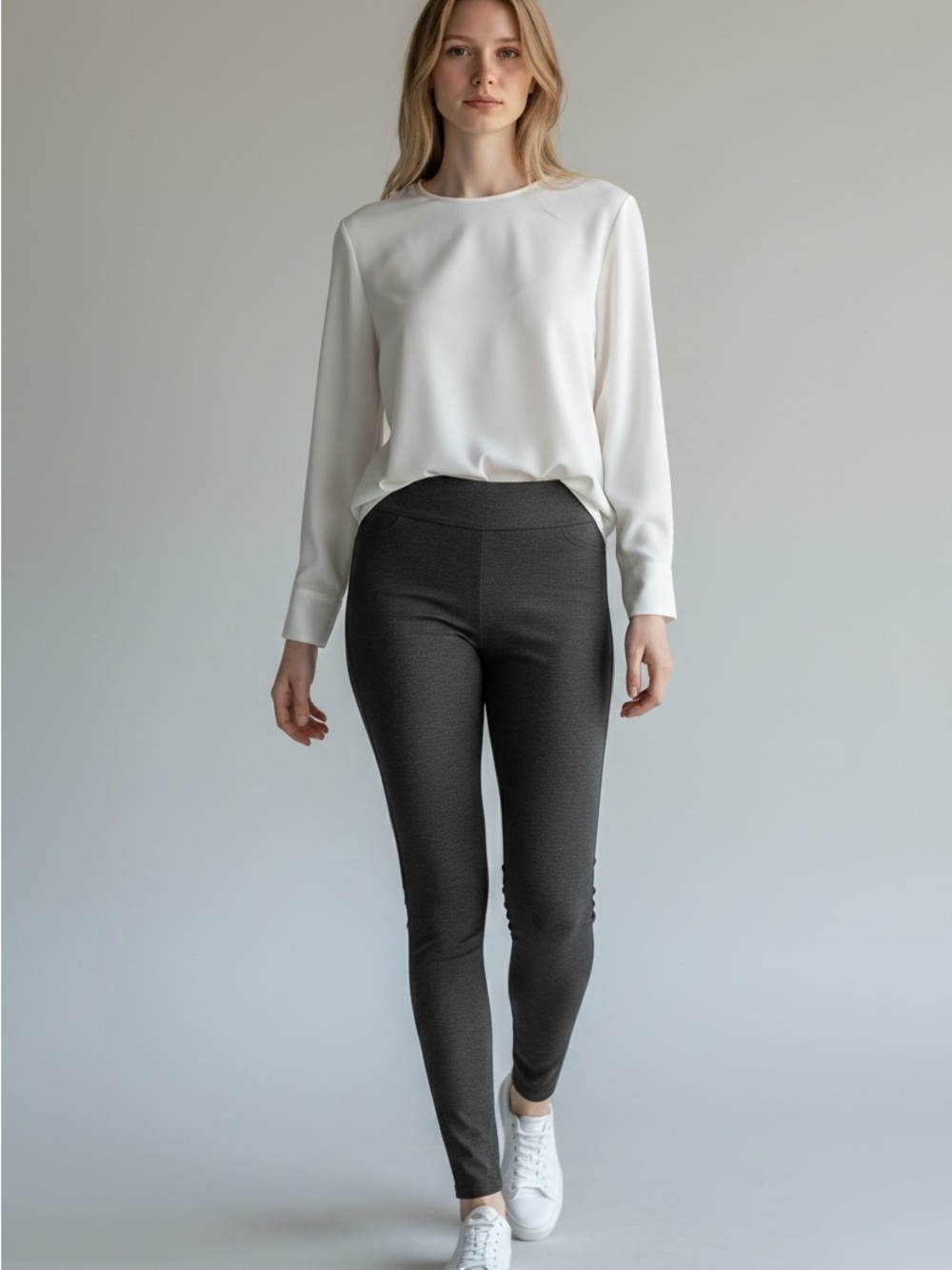 Chico's Black Slim Ponte Leggings